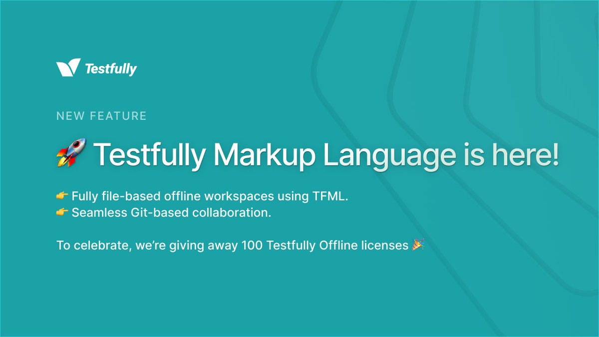 We’ve gone fully file-based 🔥 Offline workspaces that play nice with Git, network drives &amp; LLMs. Retweet &amp; Like to grab a free Offline license.

Learn more: testfully.io/blog/git-colla…