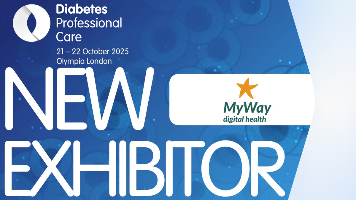 diabetespc's tweet photo. ‼️ New Exhibitor Alert ‼️

MyWay Digital Health is passionate about improving care for those living with diabetes. They pride themselves in keeping the end users at the heart of their decision making.

Find them at Stand B45 at Diabetes Professional Care! https://t.co/Jrw5bu3l92