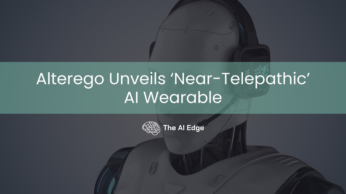 Bi-Weekly AI Updates (Sep 1st to Sep 15th): Major news from Stability AI, OpenAI, Google, and more.

Continuing with the exercise of sharing an easily digestible and smaller version of the main updates of the last two weeks in the world of AI.

Alterego debuts “near-telepathic”