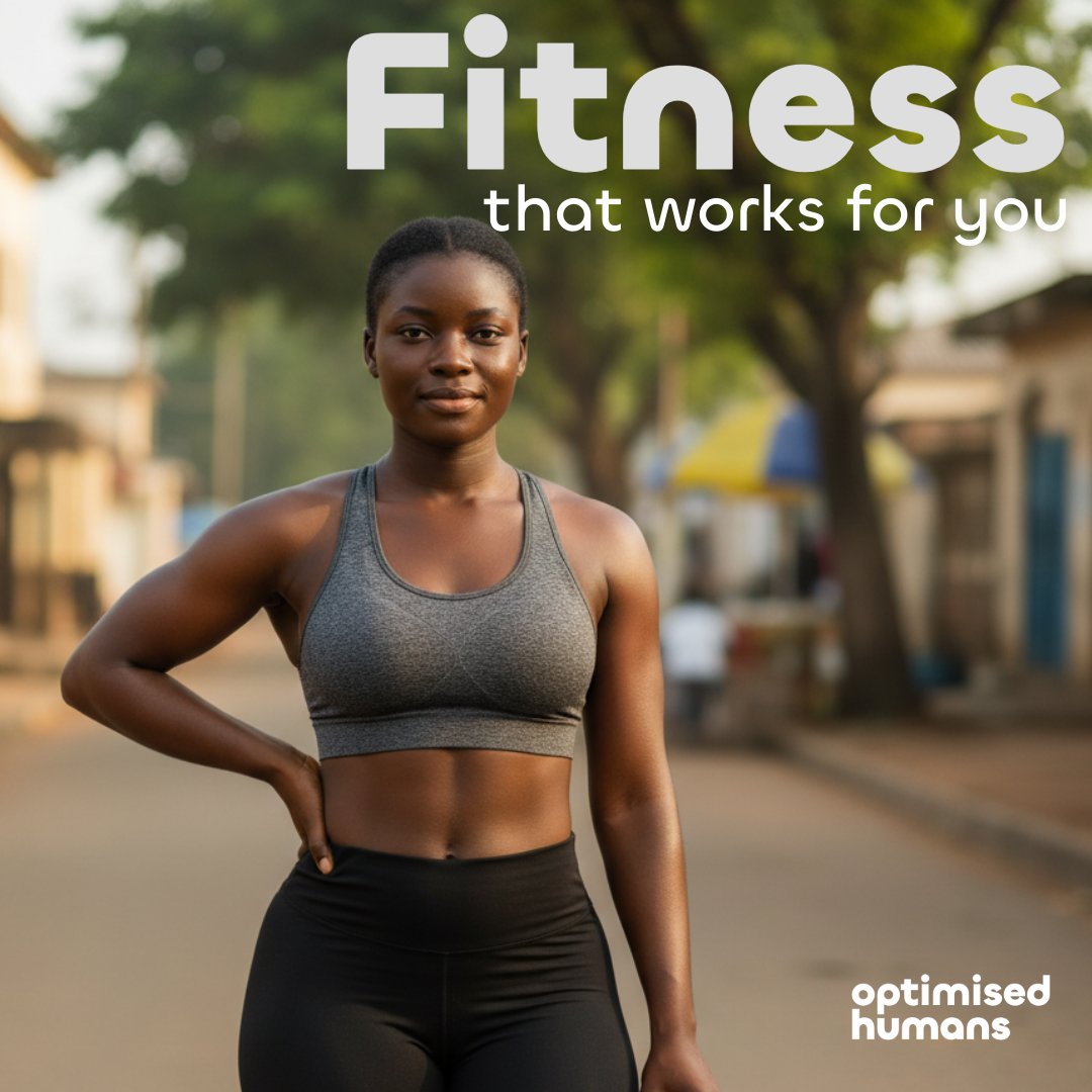 #Fitness is not about shrinking yourself to please others, nor inflating yourself to meet a trend. It’s about building a body that lets you live fully, confidently, and healthily, on your own terms.

---
#OptimisedHumans: The ones who strive to be #BetterEveryDay

#ohWomen