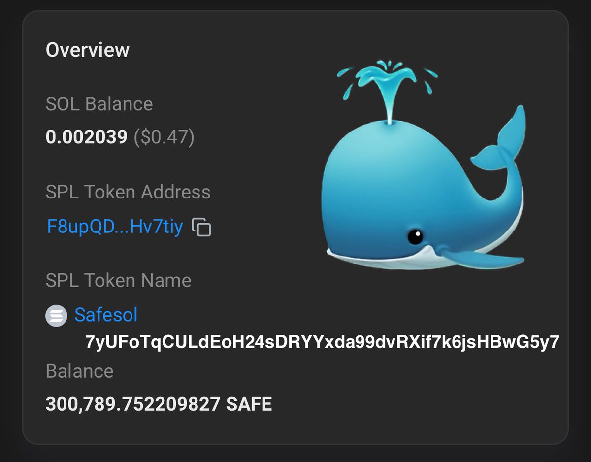Good Morning ☕️ SAFERS! When someone sells, there’s always someone who will buy! 

This ancient whale, which previously held 459,389 SAFE Coins, sold an astonishing 158,600 SAFE Coins in just four days! Despite this significant sale, it still holds an impressive 300,789 SAFE