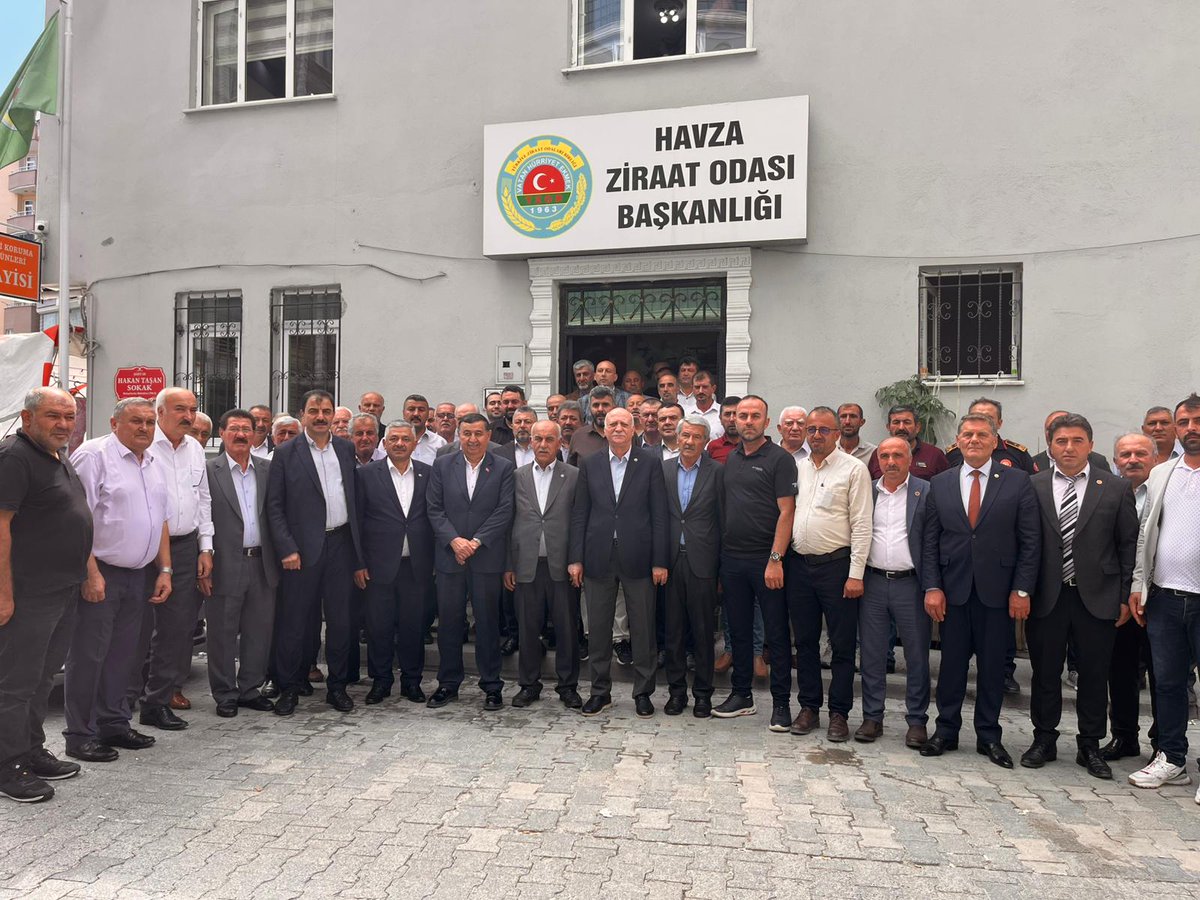 Samsun/Havza Ziraat Odamızı ziyaret ederek, Ziraat Odaları Başkanlarımız ve çiftçilerimizle bir araya geldik.