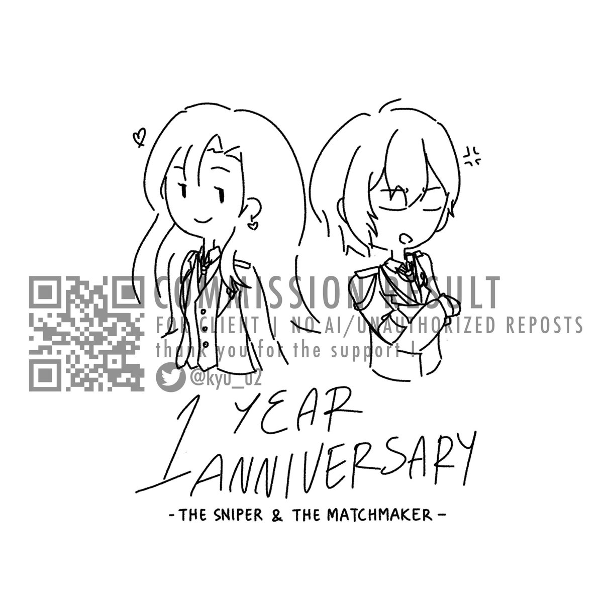 // romiria 

Kinda urgent tp adakah yg mau comm doodle sketch di aku...... 50k dpt 1 halfbody couple/2 sketchs klo 1 chara doang,,,,

open 1 slot saja krn butuh buat bayar denda ambil ijazah bsk (tkt kurang duitnya😔😔

#urgentcomms #opencommission