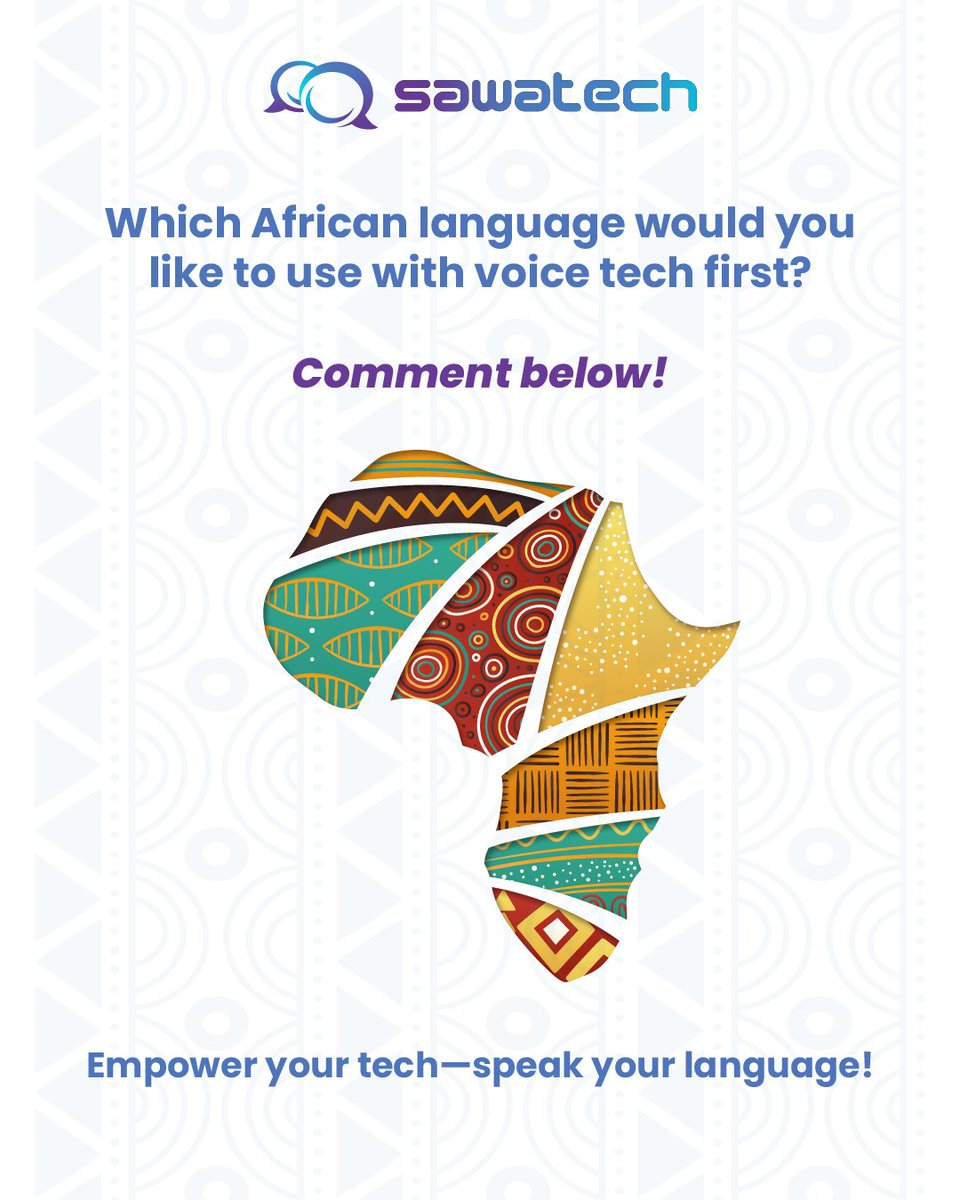 tech_sawa's tweet image. Voice tech is going local!
African language interfaces are making emerging tech more accessible, inclusive, and engaging.
Which language would you like to see first? Comment below!
#VoiceTech #AfricanLanguages #DigitalInclusion