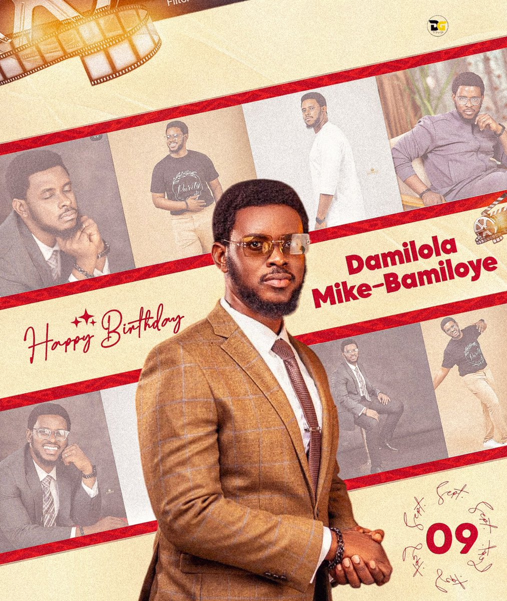 DesignerGirl__'s tweet photo. Happy birthday, Damilola Mike-Bamiloye🥳🥳🥳
This flyer is our little gift to appreciate and honour you. Keep soaring!!!

#BirthdayWishes
#DamilolaMikeBamiloye
#GospelFilms
#FaithInAction
#Ministry
#ImpactfulFilms
#BirthdayMessage
#GospelFilmIndustry https://t.co/2v9vAEEhwl
