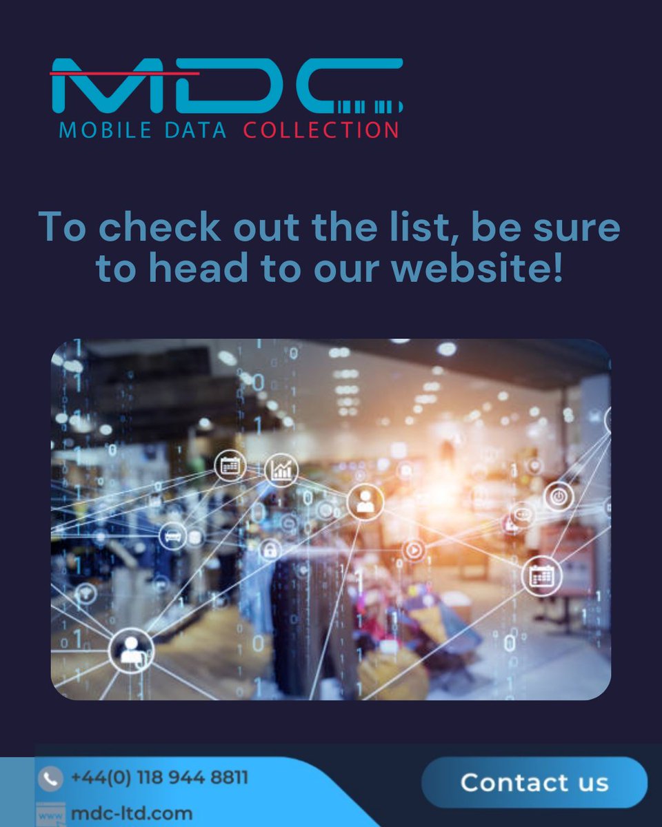WeAreMDCLtd's tweet image. Perhaps the greatest endorsement of our expertise is the list of established names in Data Capture and Auto ID hardware that we work with.

To see a list of some of the names, head to our website!

#retailtech #autoid #autoidsolutions #datacapture #datacapturing

@retailtechinsig