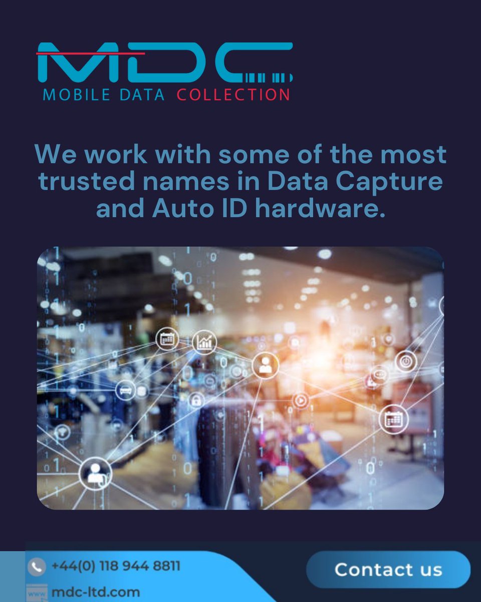 WeAreMDCLtd's tweet image. Perhaps the greatest endorsement of our expertise is the list of established names in Data Capture and Auto ID hardware that we work with.

To see a list of some of the names, head to our website!

#retailtech #autoid #autoidsolutions #datacapture #datacapturing

@retailtechinsig