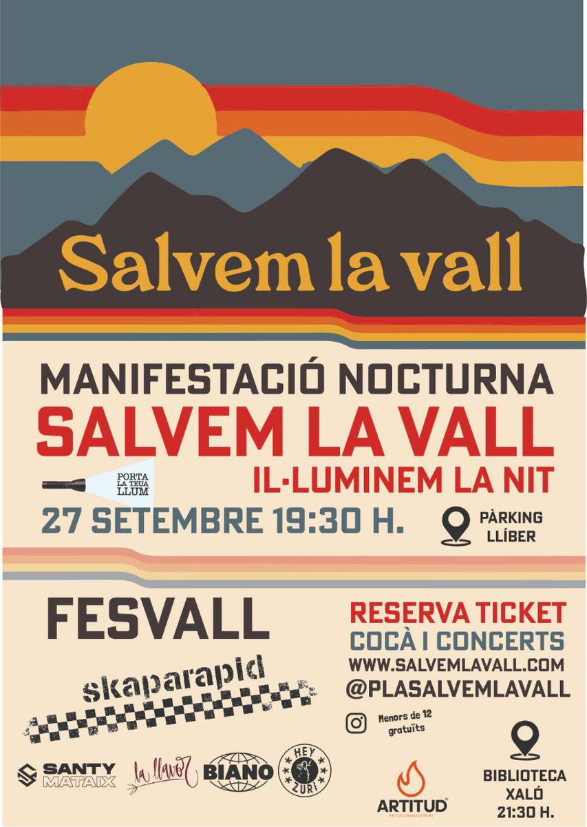 📆 Dissabte 27 de setembre Guaitem la Terra estarem a Llíber (Marina Alta) per mobilitzar-nos contra el PAI Medina de Llíber.

Cal que aturem la destrucció del territori. Cal que ens organitzem contra el capitalisme!