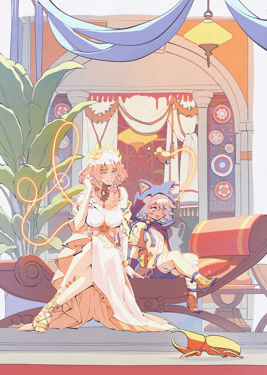Vel_kia's tweet image. Shimmering gold ✨ 
#aglaea #cipher