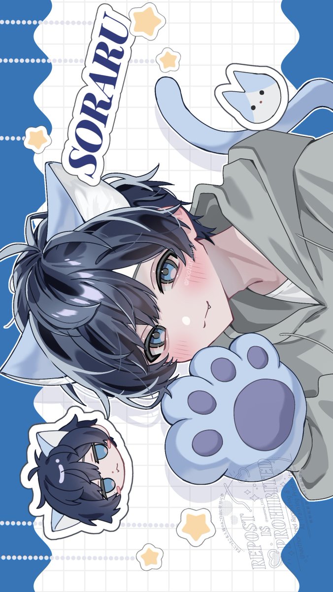 猫そらるさん🐾 #そらるの絵