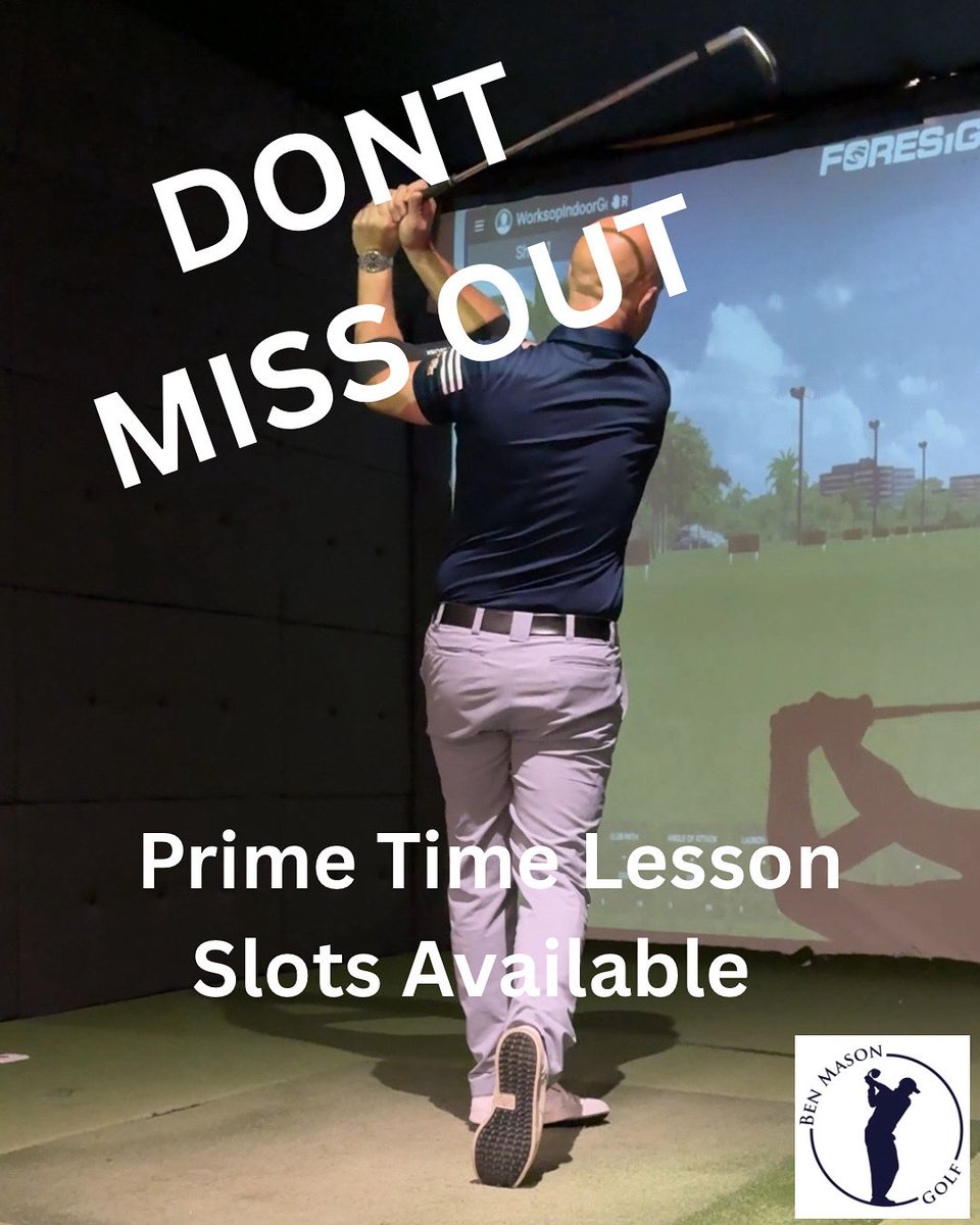 I have a couple of Prime Time Lesson Slots available this week. 

Wednesday 4:30pm &amp; 5:30pm 
Thursday 5:30pm &amp; 6:30pm. 

DM me to book your slot or click in the link in my bio to book online.