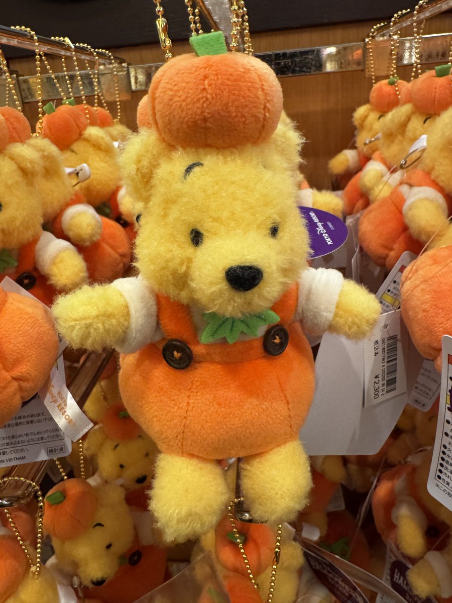 ハロウィングッズを見てきた。 プーさんグッズは少ないけど継続して