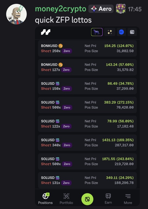 This week in the <a href="/avantisfi/">Avantis</a> community 🏆 #3  
Big Ws shared by the fam:

<a href="/NithSN/">Nitha</a> 
<a href="/theweb3station/">web3station</a> 
money2crypto (Discord)

Love seeing everyone win &amp; grow together    

Share your PnLs in our Discord to get featured!    

same time next week 🫡