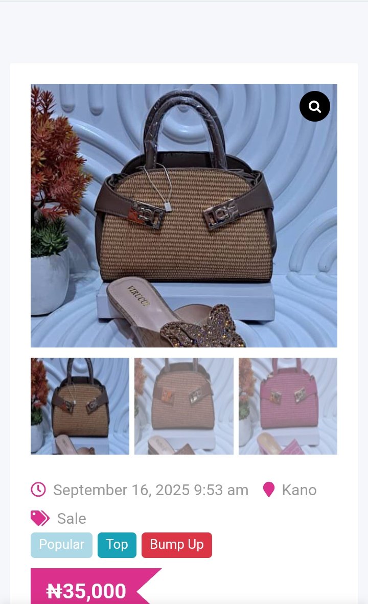 KasuwarK's tweet photo. SMART LADIES SHOE &amp; BAG SET

https://t.co/4Zbbg6FtLB https://t.co/SPXg8AeT3c