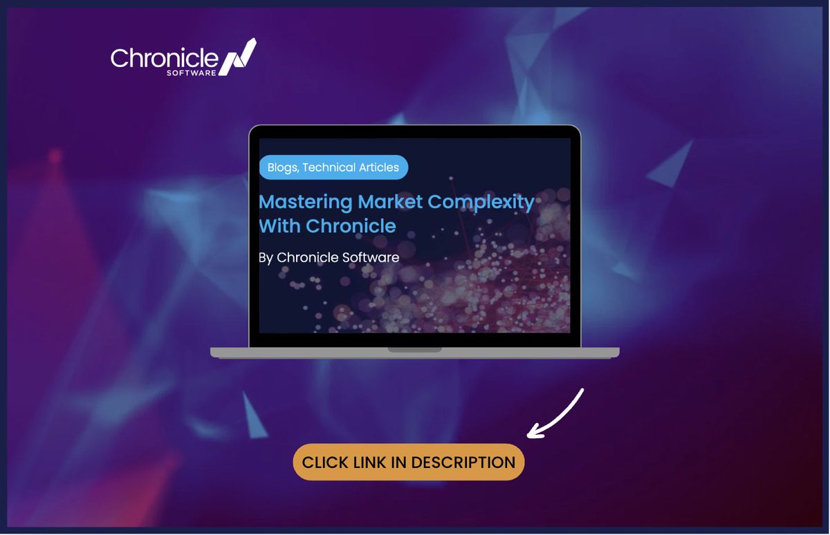 Explore how Chronicle Software helps firms navigate trading complexity, from latency to smart order routing, ensuring speed, fairness and best execution. Read the full article here: chronicle.software/mastering-mark…