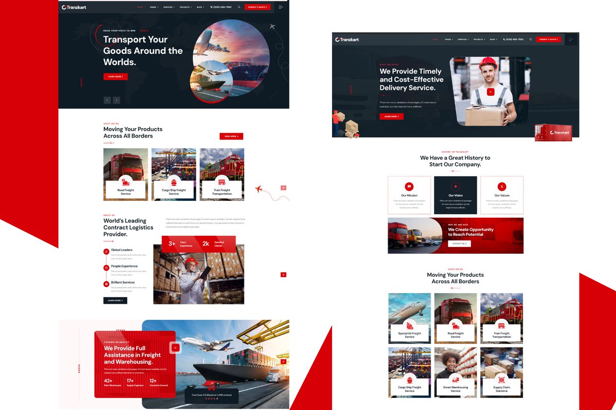 zozothemes's tweet image. 🌍 Tranzkart isn’t just about transport—it’s about transformation. 🚚

From cargo to customers, let your business move faster online.📱⚡

🔗 Take the driver’s seat: 1.envato.market/QyJA3x

#Tranzkart #LogisticsTheme #TransportBusiness