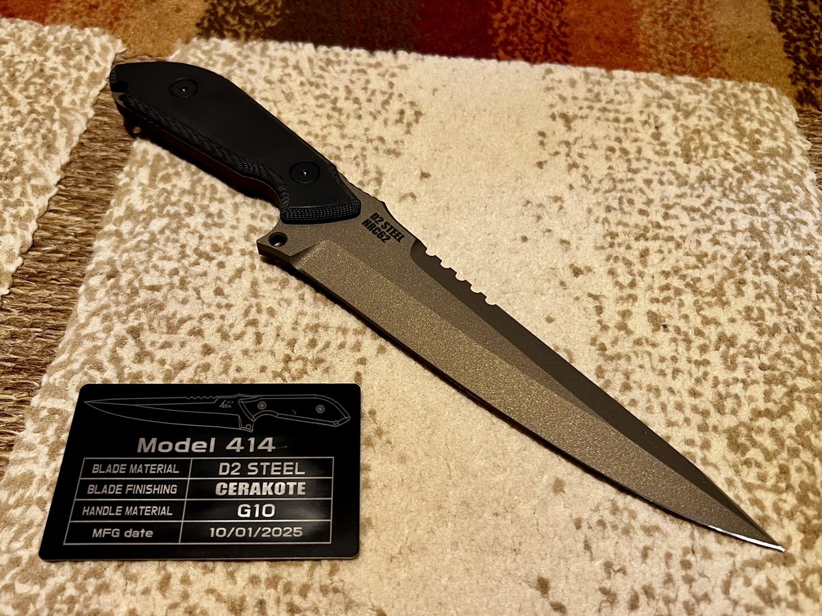 404situation's tweet photo. Model 414 D2 STEEL
価格はDMよりお問い合わせ下さい。
#404blade
#knife
#knifemaking
#ナイフ
#ナイフメイキング
#ナイフ物販
#ミリタリー物販 https://t.co/FdY3gkbFTA