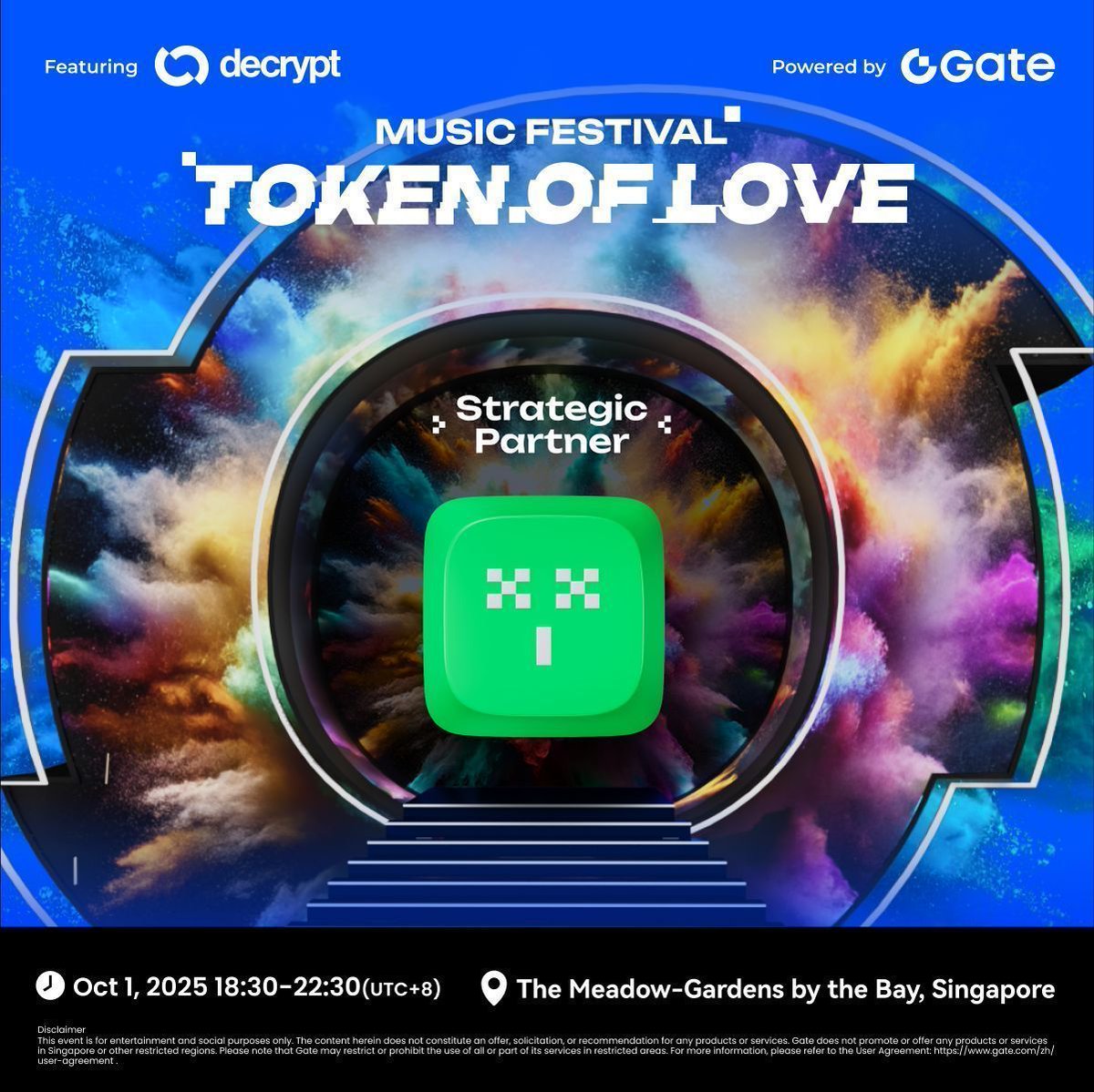 ✳️ @AbstractChain is joining #TokenOfLove Music Festival — merging consumer  crypto with the dance floor! Oct 1, Singapore — Community, music, and  inspiration in sync. 🎟 Tickets here: https://t.co/BVK9D9lNka Got an invite