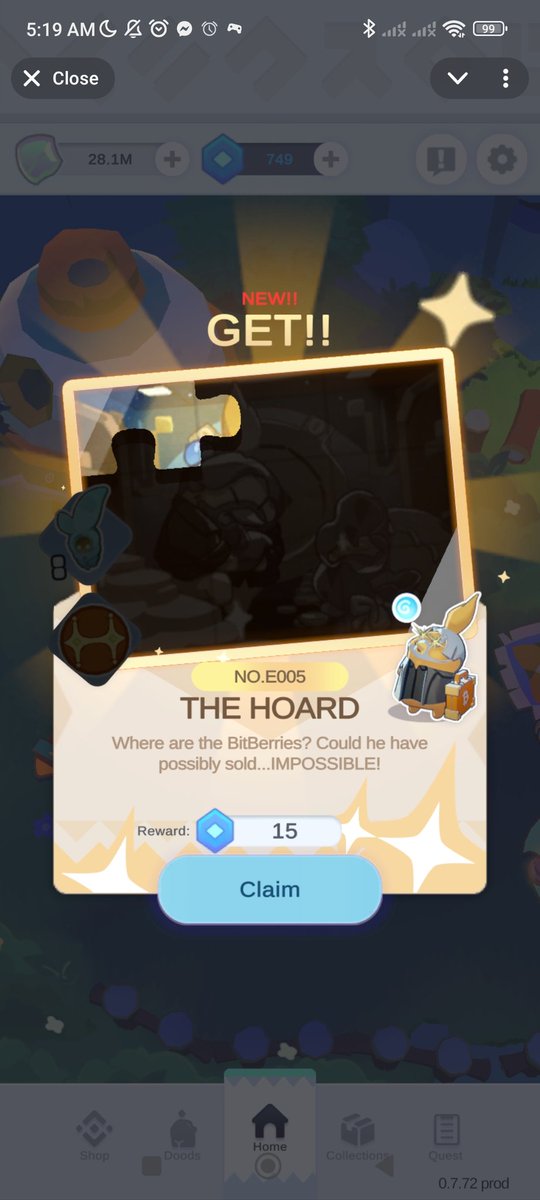 First legendary fragment..
Better late than never! Sometimes the best moves take time. And when you finally take that step, everything changes. 
Just ask Michael Sayloor from <a href="/DoodiPals/">DoodiPals</a> 😉

#DoodiRanch #Bitcoin #BetterLateThanNever