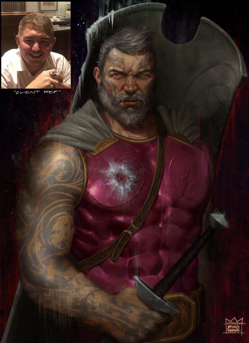 Commissioned Goliath Fighter Barbarian multiclass 💪⚔ #dnd #dndcharacter #dndart

Player: <a href="/KierenThommo/">Kieren Thompson</a>