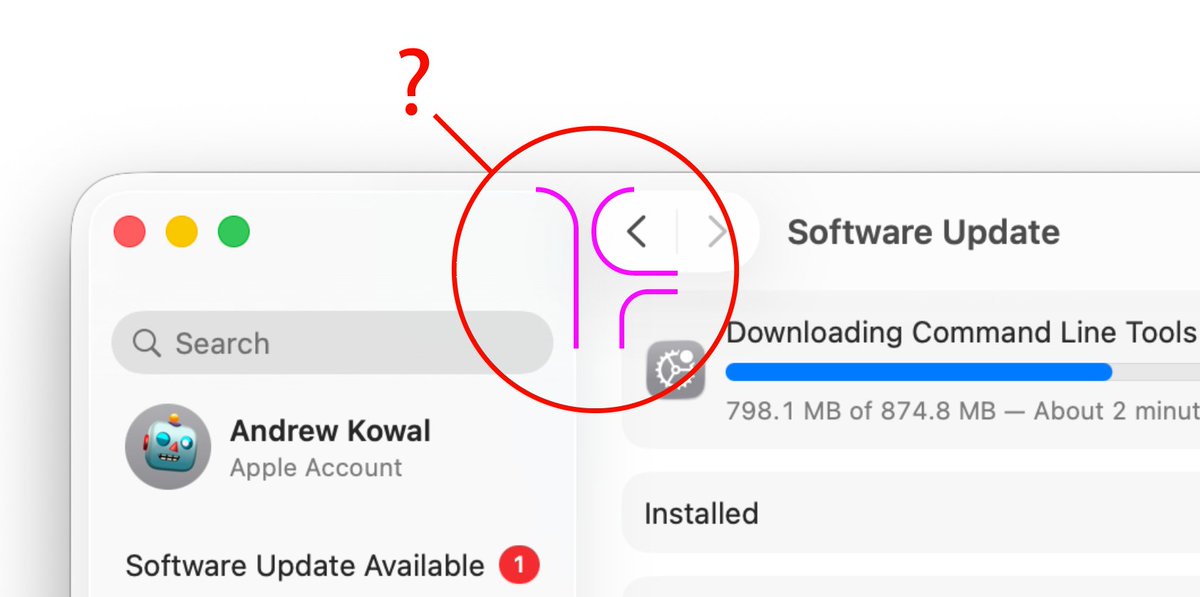 I want to warn <a href="/tim_cook/">Tim Cook</a> that there's sabotage happening at Apple. Yes, there's no other way to call this UI of the new OS26 but sabotage.
Perhaps children have seized power in the design department. These things happen. But someone approved this, right? <a href="/Apple/">Apple</a> <a href="/grahammcuk/">Graham McDonnell</a>