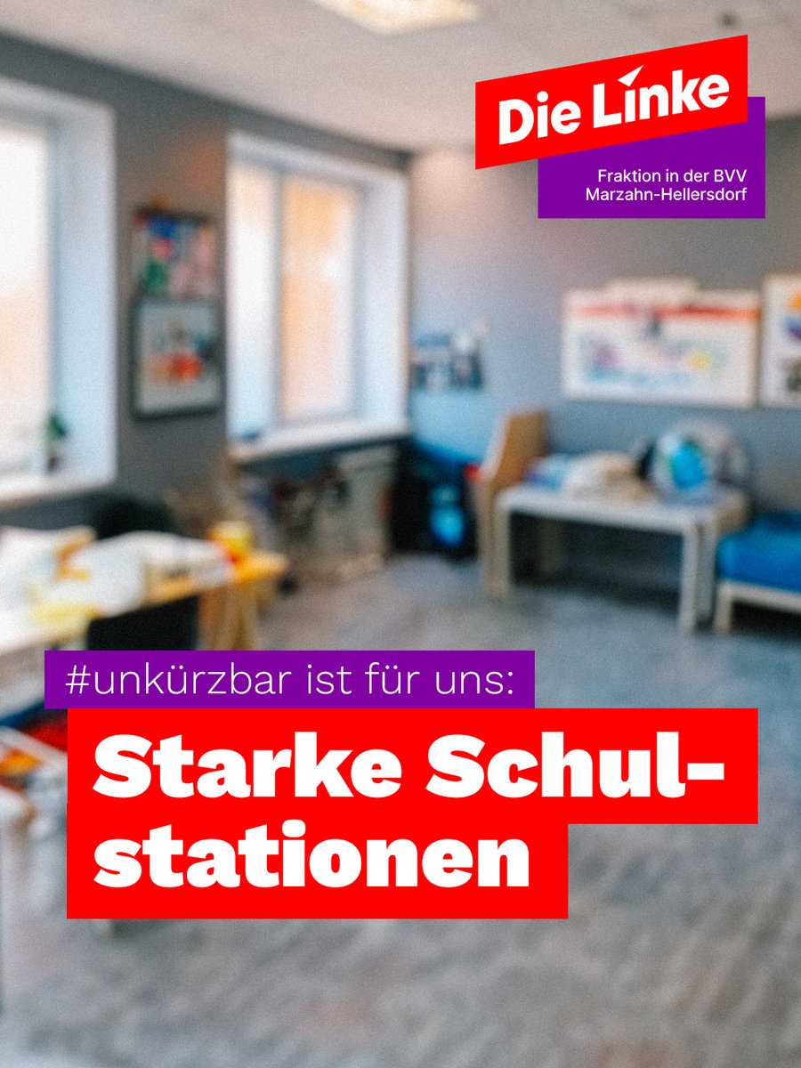 #Kürzungshaushalt: Zum ersten Mal seit Jahren wieder Schließung von sozialen Einrichtungen in #Marzahn-#Hellersdorf! #Schulstationen erhalten!
linksfraktion-marzahn-hellersdorf.de/aktuelles/aktu…
#bvvmahe #mahe