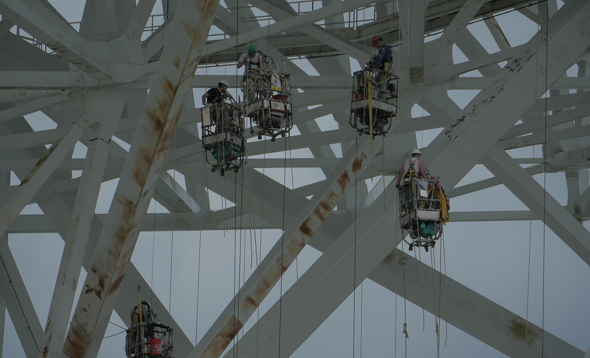 ASCETweets's tweet image. Scaling a 17-million-pound telescope? Just another day at the office for the highly trained @ModjeskiMasters structural engineers and technicians who inspect one of the world’s most remarkable scientific instruments.
Learn about the engineers who preserve the Green Bank…