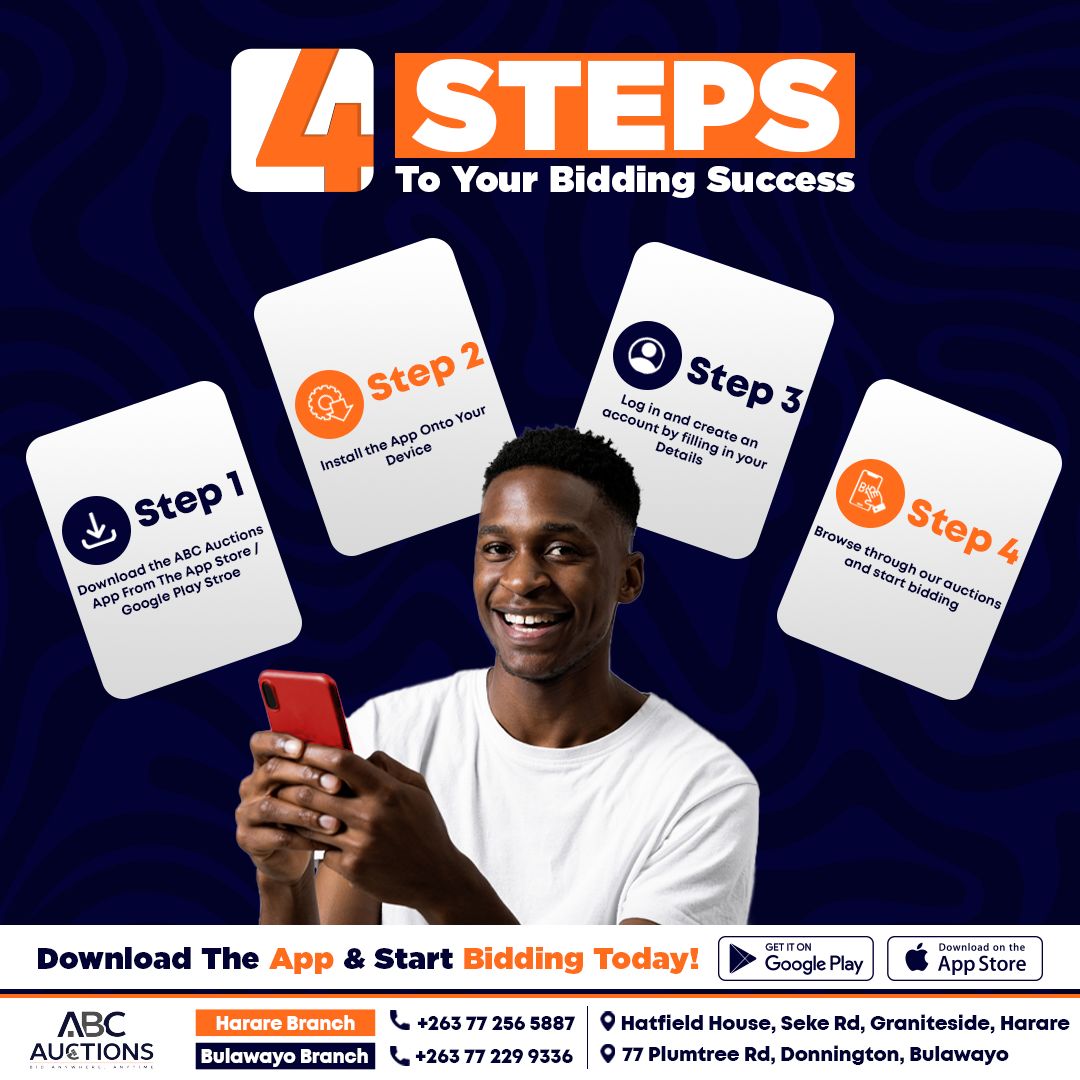 abc_auctions's tweet photo. Get bidding and win your next item in just 4 simple steps!

Download the App: Find the ABC Auctions app on the Apple App Store or Google Play Store.

Install: Install the app on your device.

Log In/Register: Create an account by filling in your details.

Start Bidding: Browse through our auctions and place your bid!

Download the app today and start your bidding success story!