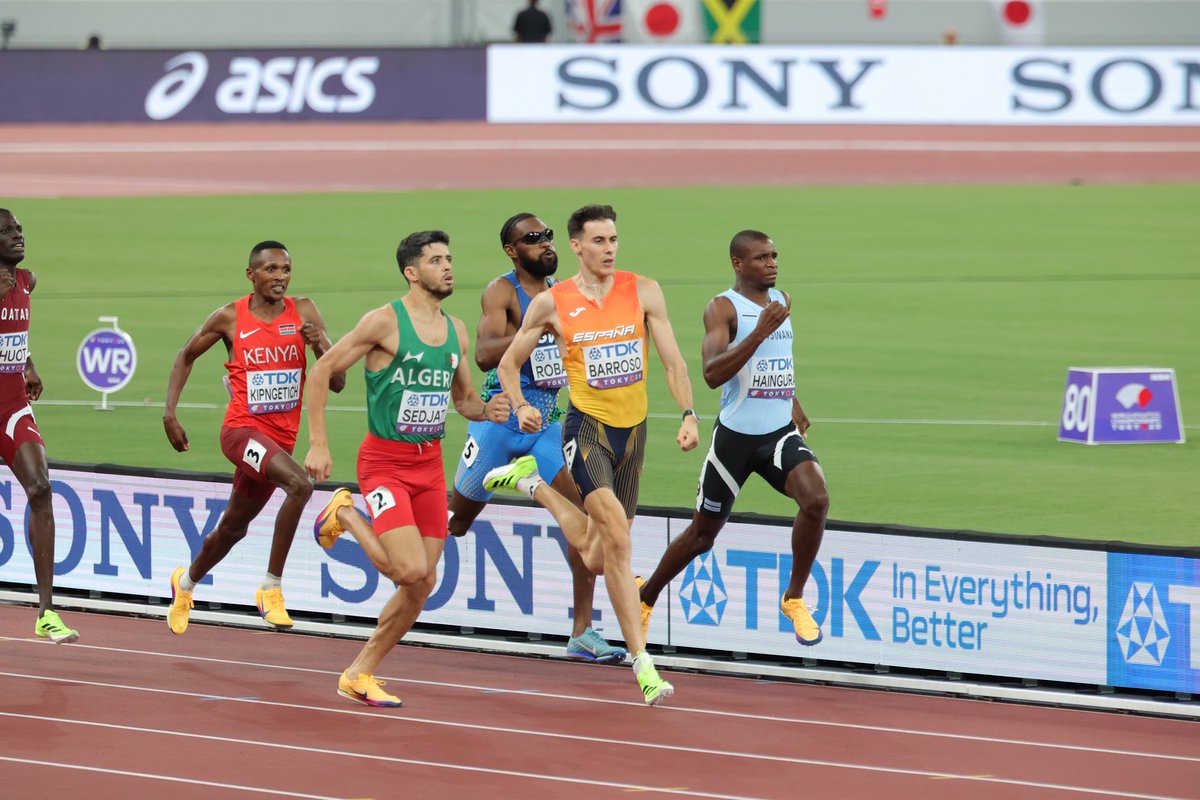 東京世界陸上 男子800m予選1組 パリ五輪銅メダルのD.セジャティ