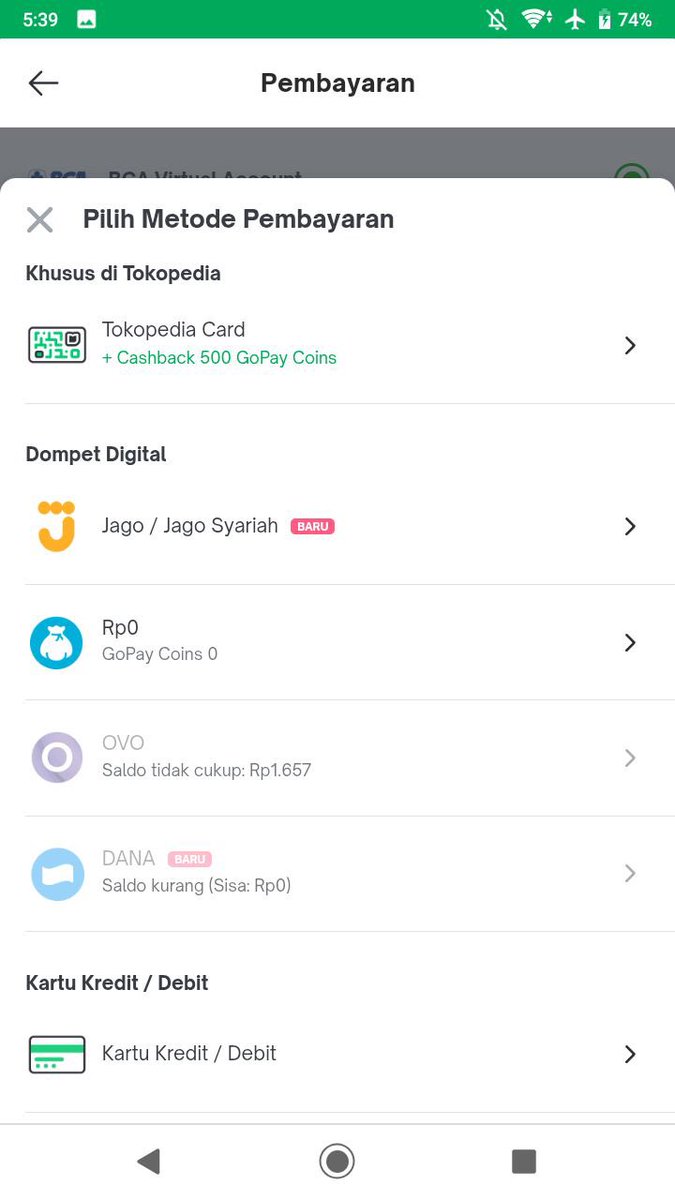 JohanJanitra's tweet photo. Ngga heran banyak yang pindah haluan ke toko oren. Mau transaksi aja sulit begini. Padahal saldo GoPay udah ada. Pas ke aplikasi Tokped mau transaksi malah saldo nol. Aneh. Kolab terburuk GoTo. @gopayindonesia @TokopediaCare @tokopedia https://t.co/UcB9qpbhoT