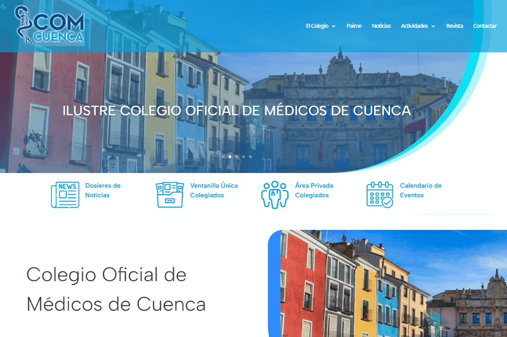 El Colegio de Médicos de Cuenca presenta la nueva imagen de su página web 💻

<a href="/ICOMCUENCA/">COMCUENCA</a> 

medicosypacientes.com/articulo/com-c…