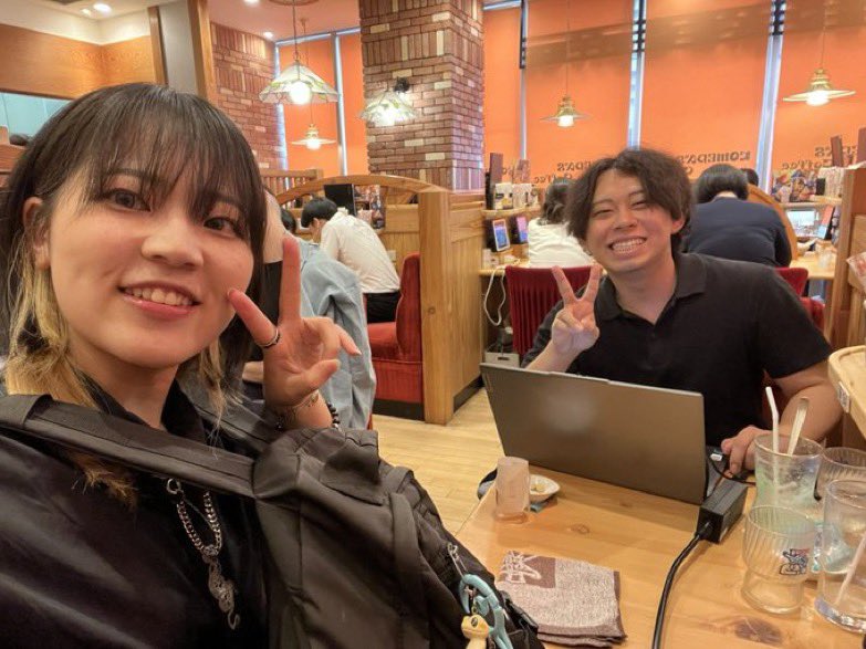daisuke_fit_'s tweet photo. なるさん（@naru_mind ）とランチ→作業会してきたー！！色々話せて楽しかった！！

初めて会ってから1年しか経ってないのにビビった。お互い変わりすぎや…

トレンドは自己一致！らしく頑張ってこう💪 https://t.co/APIGJRlOOM
