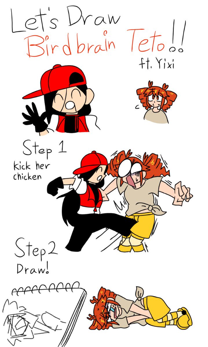 let's draw Birdbrain Teto!!! ft. yixi