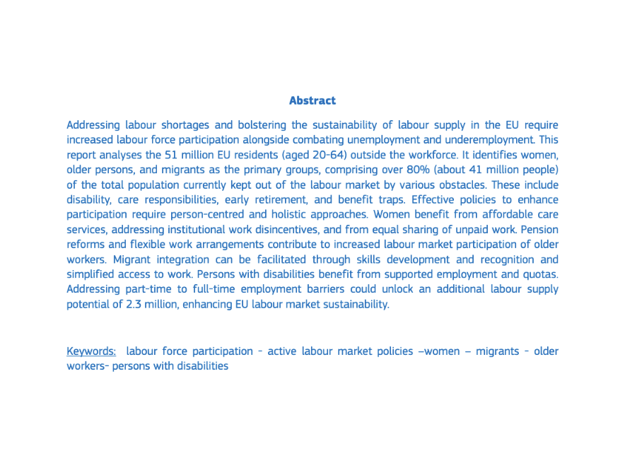 Women, older people, migrants and persons with disabilities key to tackling EU skills and labour shortages employment-social-affairs.ec.europa.eu/news/women-old…
#ESDE full report: op.europa.eu/en/publication…