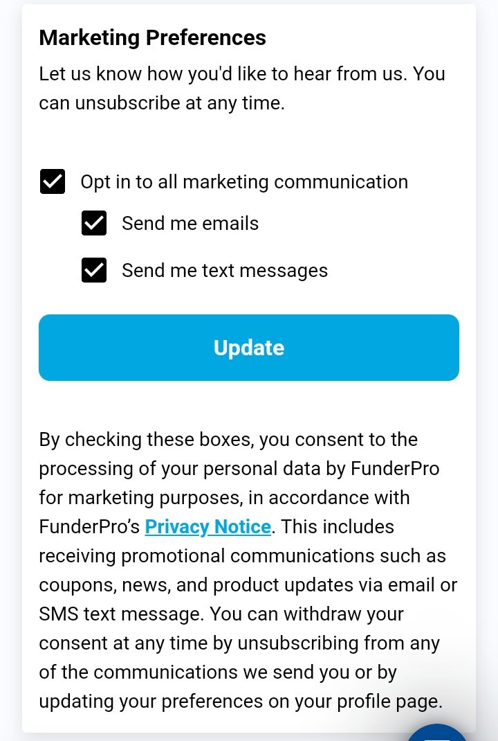 Get a free $10k <a href="/FunderProfx/">FunderPro</a> funded account from me.

To win :

✓Sign up : funderpro.cxclick.com/visit/?bta=419… .

✓Confirm your email and details.

✓Go to your profile tab and scroll down to "Marketing Preference",  make sure you click on *Update* to turn it on.

Once done, Drop