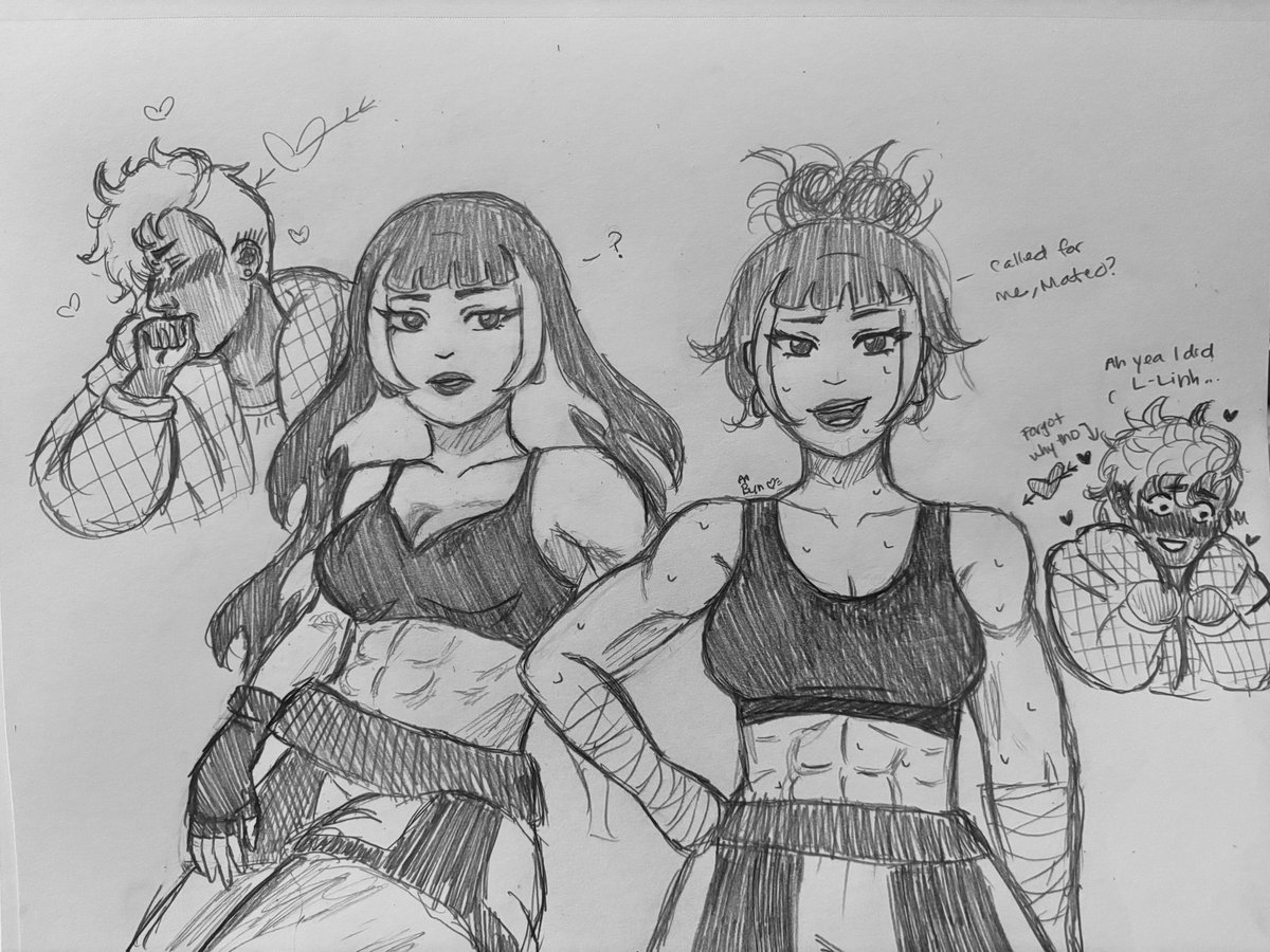 scorbunny241's tweet photo. i don’t know if mateo can handle all of that!!! workout & club linh thirst traps and close up flustered mateos (≧∀≦)
#linhteo #soulblanketshipping
#patchworkshipping #rkgk
#ocxcanon #yumetwt https://t.co/MUCqUtdGn6