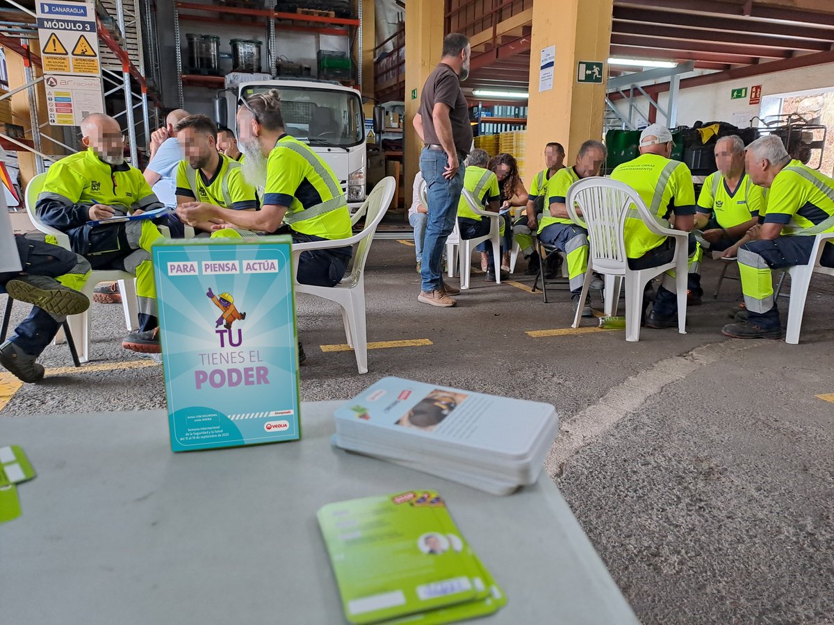 🗓️ Celebramos la "Semana de la #SeguridadYSalud en el trabajo" con varios talleres de #Formación y #Concienciación de todo nuestro personal

🧑‍🏫 🧑‍🏭🧑‍💻🧑‍🔬🧑‍🔧 👌

#SSL #PRL 💙 #SafetyFirst