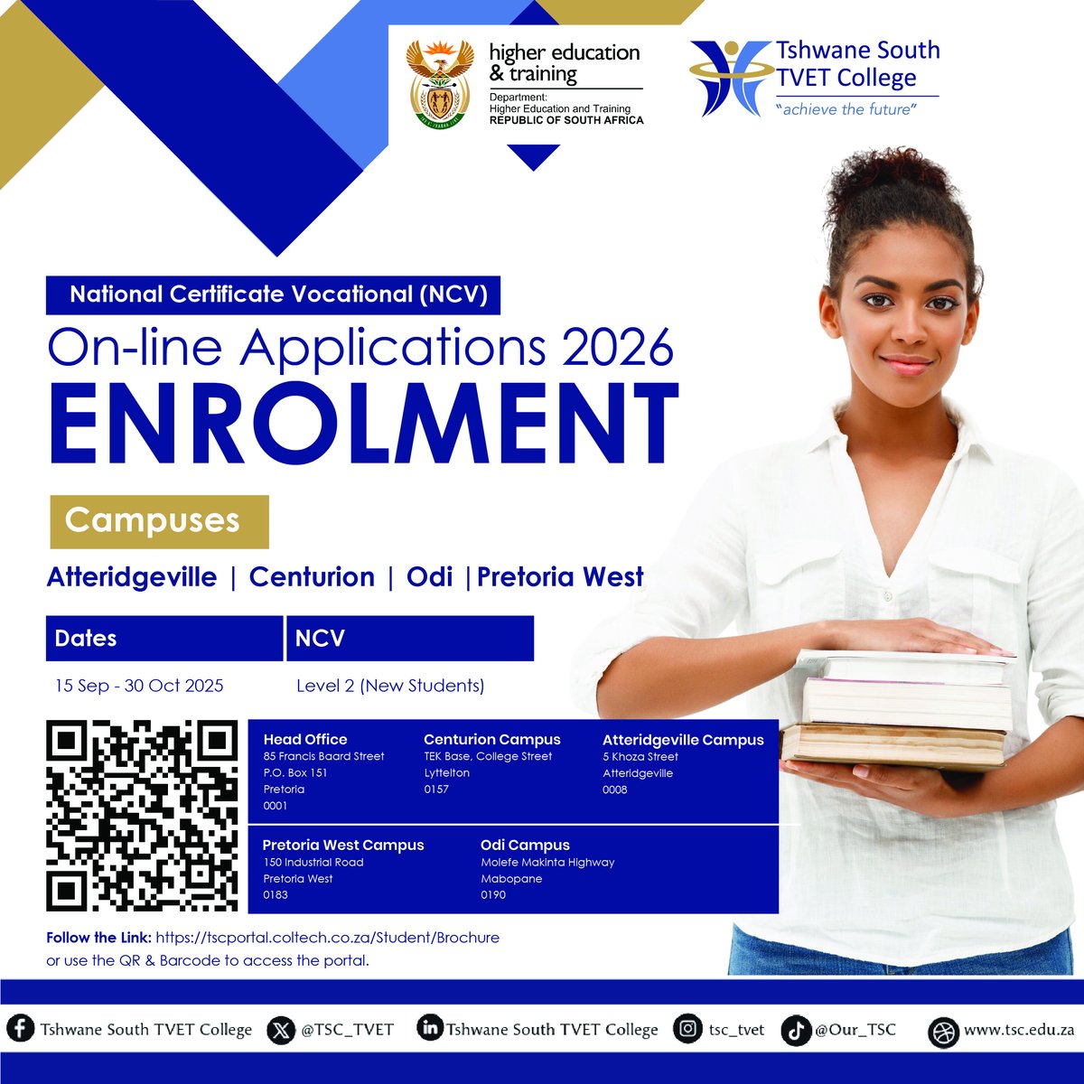 Apply Now
#OurTSC #AchieveTheFuture
