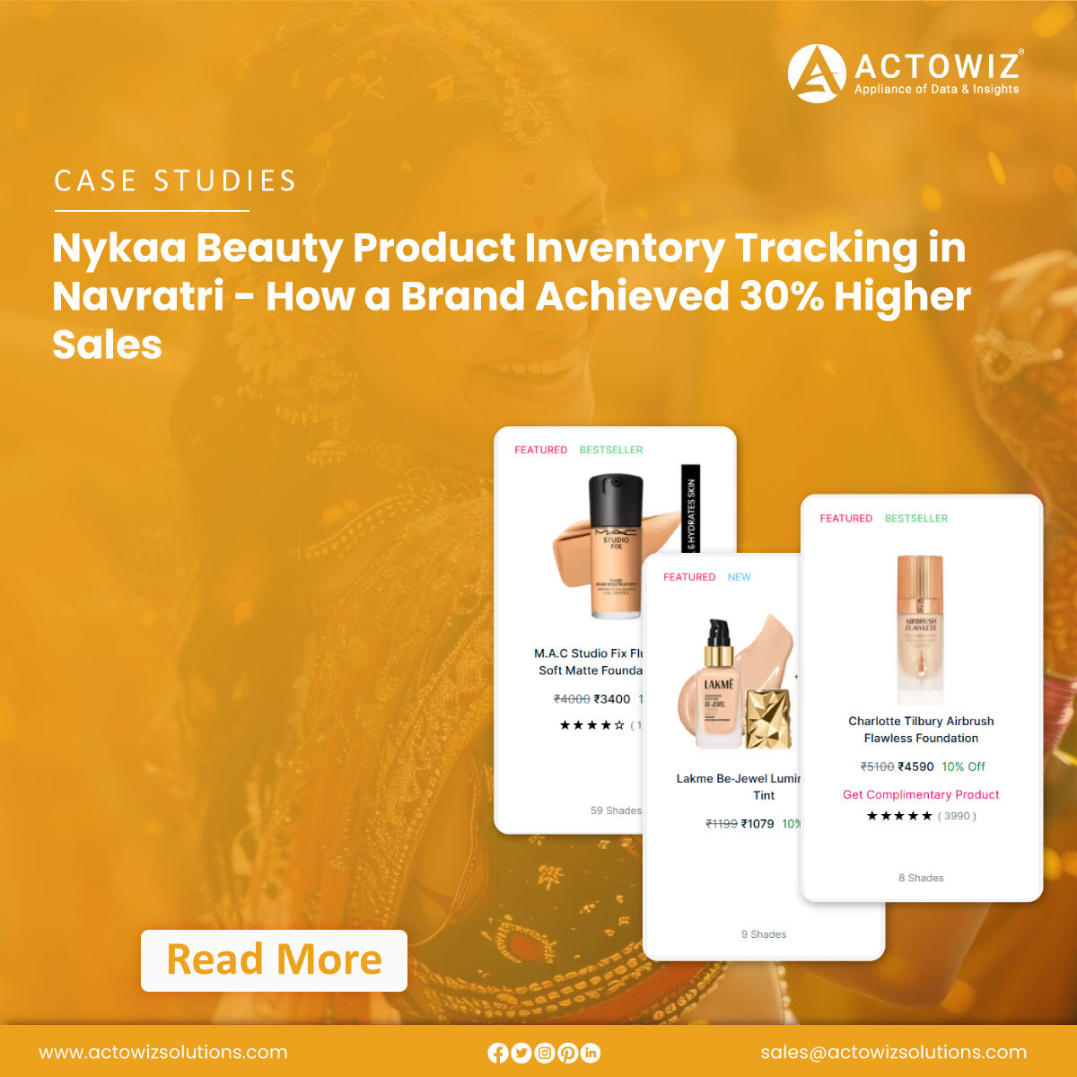 actowizsolution's tweet photo. Discover how #NykaaBeautyProduct Inventory Tracking in #Navratri helped a brand optimize discounts, monitor competitors &amp;  achieve 30% higher sales!

https://t.co/CXuH68CkAF

#Nykaa #Navratri2025 #BeautyIndustry #EcommerceTrends #RetailIntelligence #USA #UAE #UK #Germany https://t.co/FVIfHlyZP3