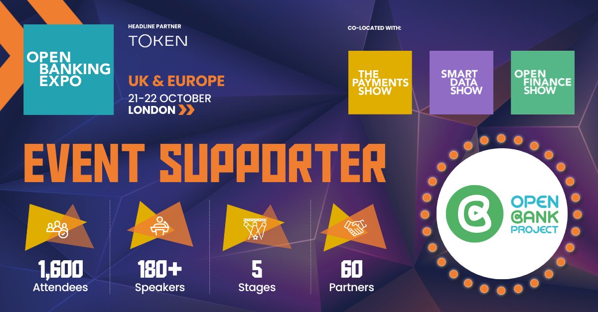 OpenBankProject's tweet image. The year of delivery is here. Join @OpenBankingExpo on 21-22 Oct 2025 in London.
🎤 180+ speakers
🏛️ 5 stages
🤝 60+ exhibitors
🎧 Podcast Studio + Live Lounge
🧘 Wellness Zone+Barista Café
🎟️ Save 20% w/ code: OBP20👉 bit.ly/3hwIsu2 #OpenBanking #SmartData #OpenFinance