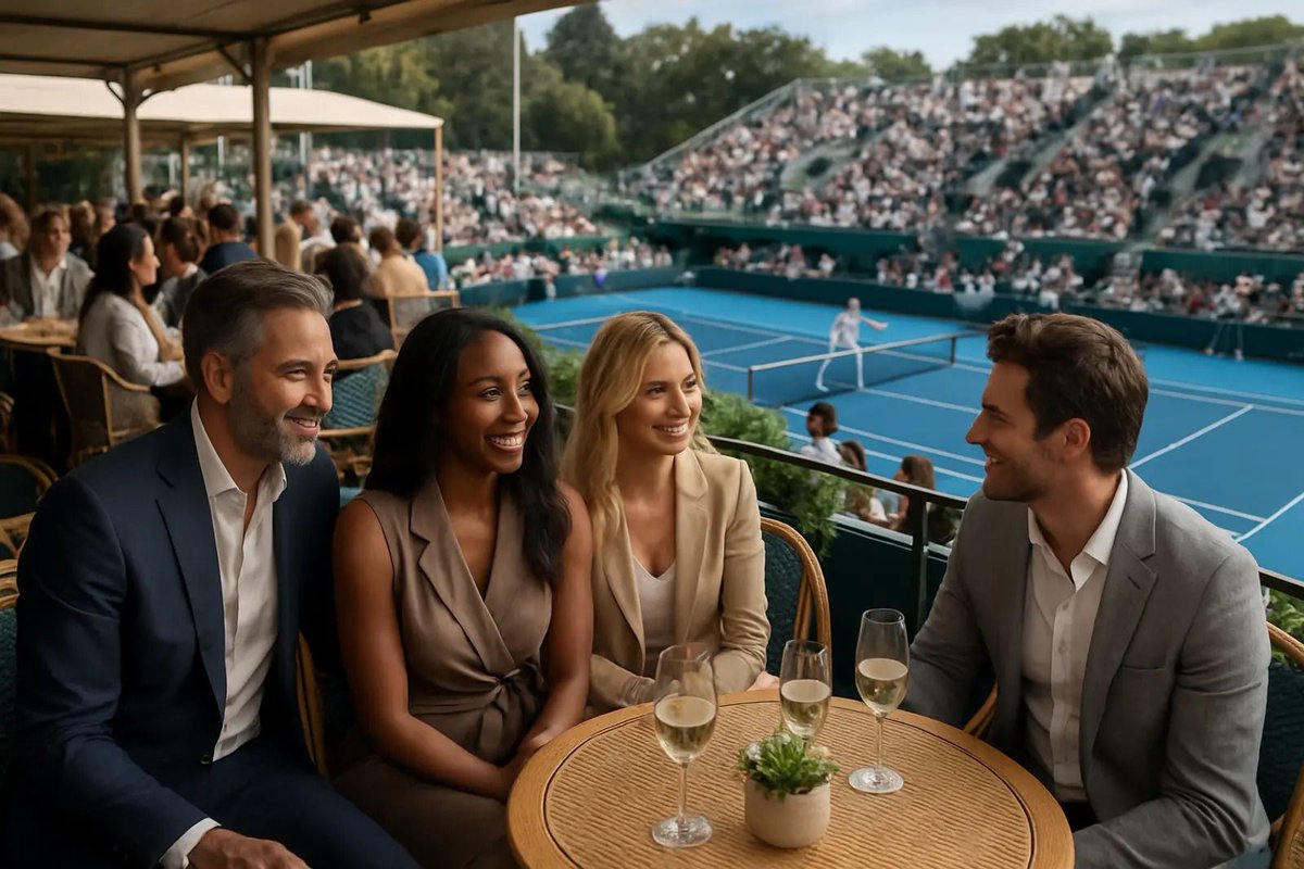 🎾 Think tennis hospitality is all the same.
Think again.
Courtside energy with room to breathe.
Chef led dining.
Seamless access.
Crafted around you.
Serve up a smarter match day.
aboveandbeyond.group/boutique-tenni…