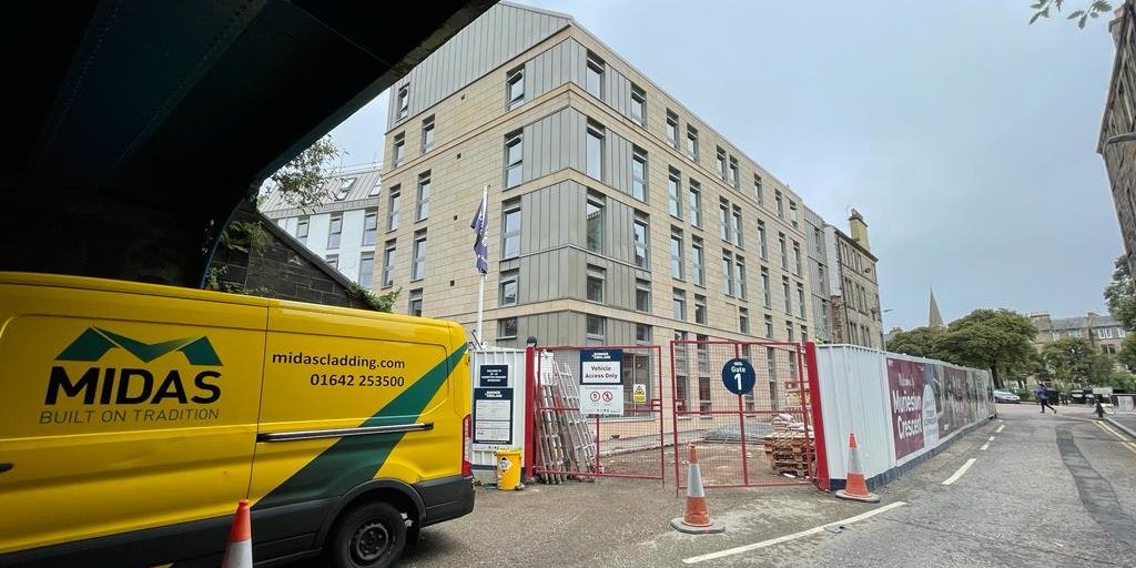 Midas_Cladding's tweet image. We completed this project in Edinburgh for @CRM_Students Accommodation.
We were appointed by @bandkbuild to install a stone rainscreen facade system. We are looking forward to getting started on our next student accommodation project.
#Cladding #TeamMidas