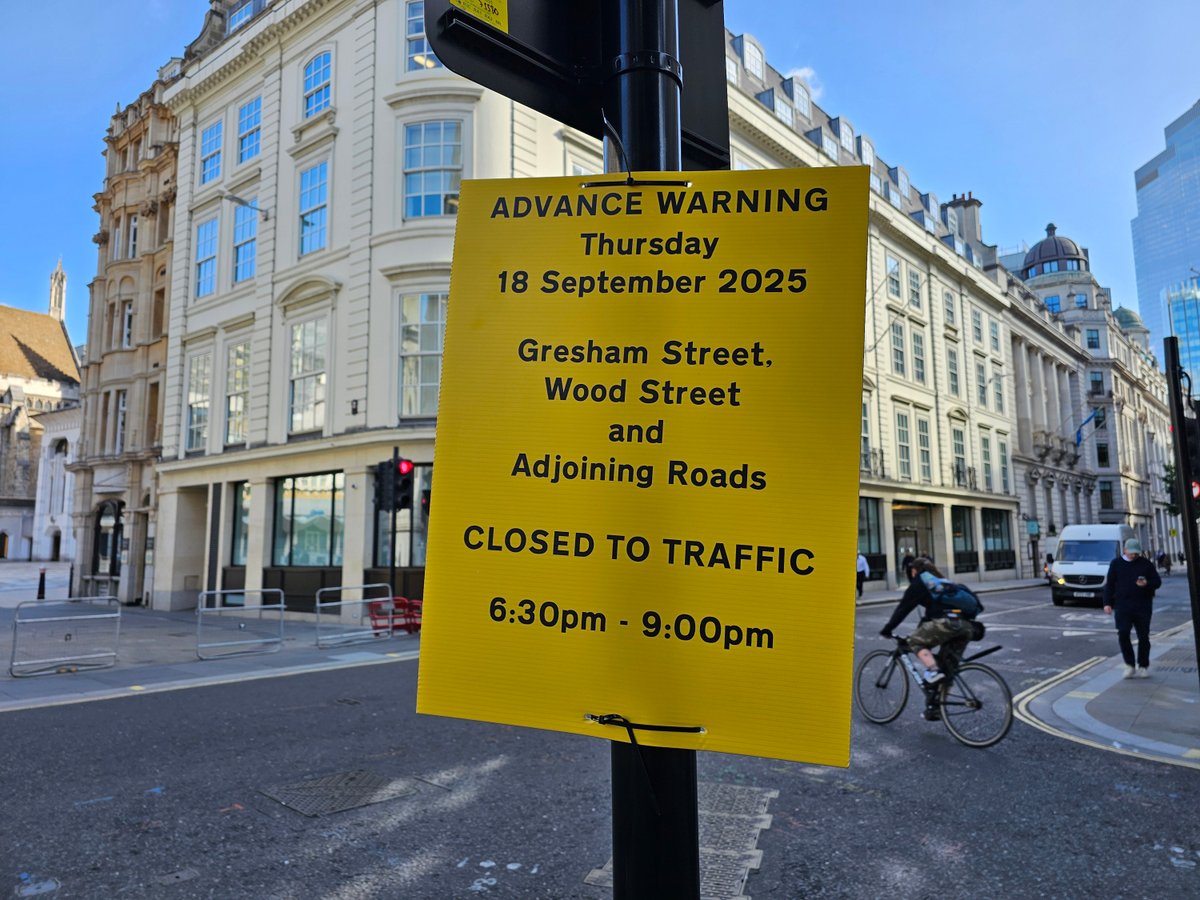 For no reason whatsoever, a reminder that Trump Street is next to Russia Row -- and they are by the City of London's Guildhall if they fancy a motorcade detour tomorrow.
