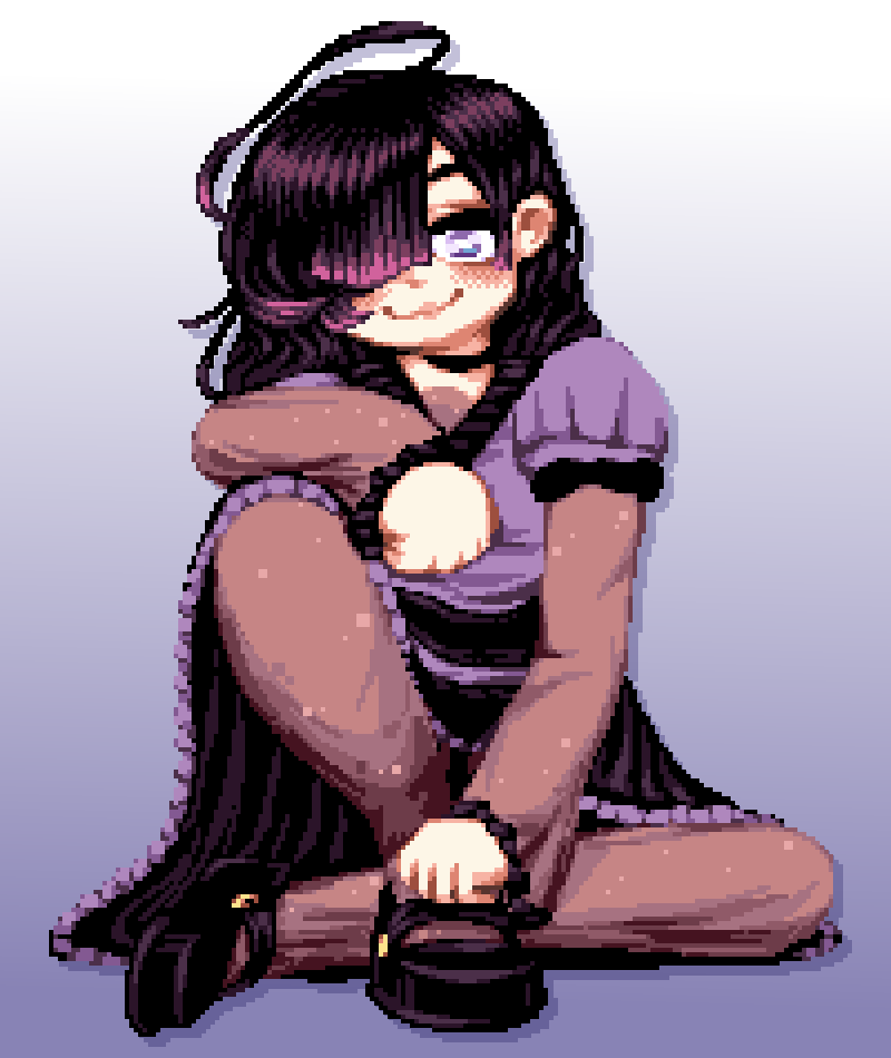 my girl nissa is very cute

is it still pixelart if the canvas is triple digits in resolution