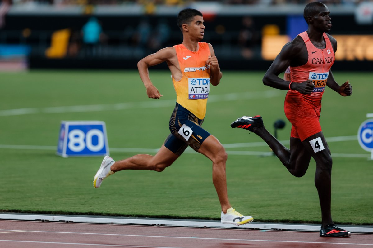 𝑭𝒊𝒏𝒐, 𝒇𝒊𝒏𝒊́𝒔𝒊𝒎𝒐𝒐𝒐𝒐𝒐

El plusmarquista español  <a href="/attaoui800/">Mohamed Attaoui</a> con gran maestría gana la segunda serie de 800 m ⏱️1:45.24

➡️ SEMIFINALES <a href="/WATokyo25/">東京2025世界陸上/World Athletics Championships Tokyo 25</a>

¿Habías visto ganar a dos españoles en dos series consecutivas de 800m de un Mundial? 🔝

#EspañaAtletismo