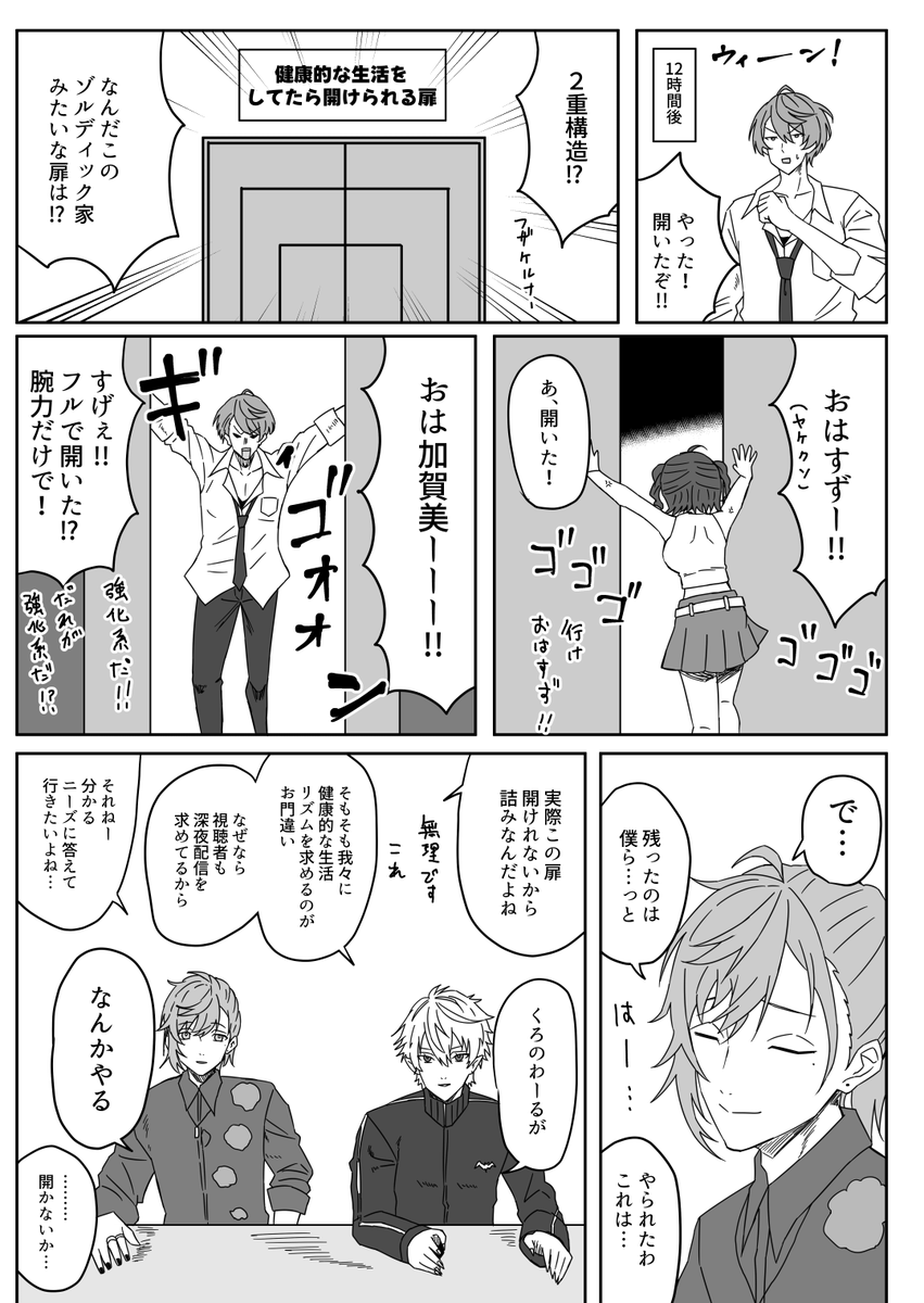 配信を休んで体力を回復させないと出られない部屋 