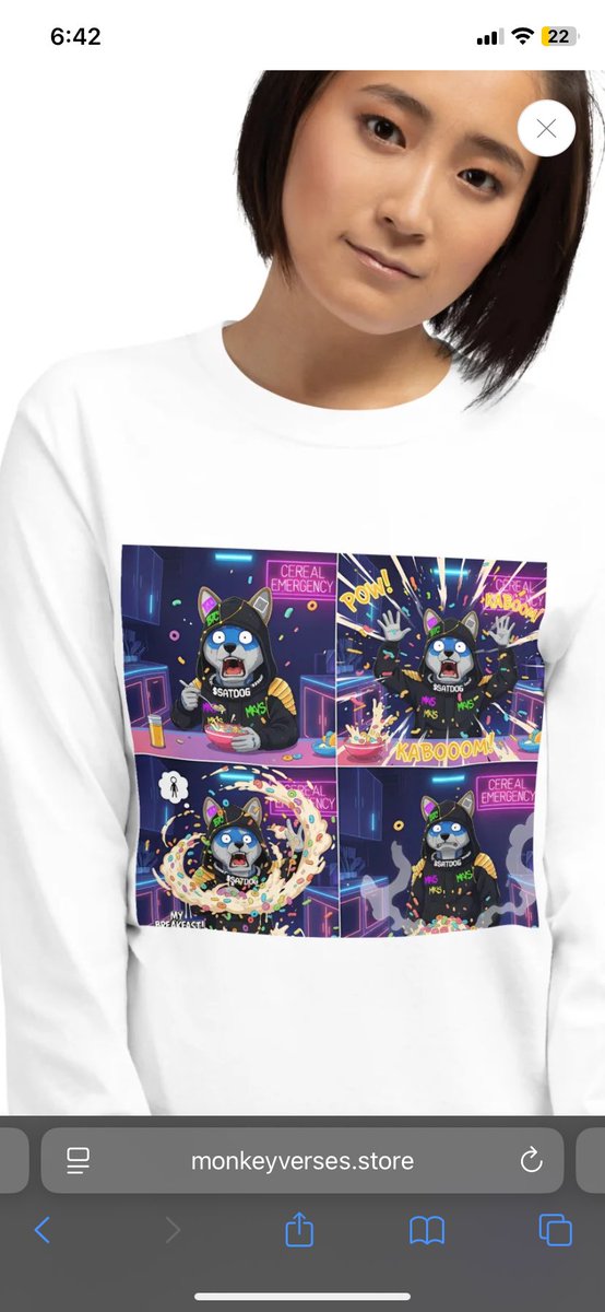 SatoshiDogfun's tweet photo. π
π
€π
¨ π
π
π
¦ https://t.co/4i4KWKqAtd
π₯πΆ SATDOG Merch Drop!
The Cereal Apocalypse merch NFT is here limited, exclusive, and ready to join your collection. Donβt miss out!
#SATDOG #NFTMerch #CerealApocalypse #MonkeyVerses #polygon #SolanaCommunity #solanamemecoin #CryptoTrading
