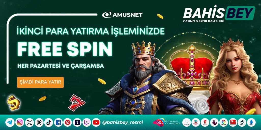 BahisBey_Tr's tweet photo. 🔥🎁Sevgili bahis tutkunu, Bahisbey ailesine hoş geldiniz! Artık her pazartesi ve çarşamba ikinci para yatırma işleminizde sizi muhteşem bir fırsat bekliyor: ⭐️free spin!⭐️ 👍

BAHİSBEY - https://t.co/k1AfwZnoio

#ankara #vegas #parakazan #bahisyap https://t.co/1GN0ESrGWM