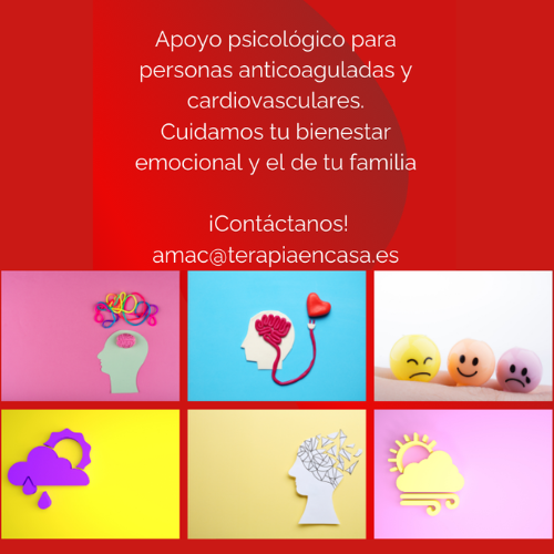 AMAC acompaña a pacientes anticoagulados y cardiovasculares con atención psicológica, social y formativa.

💙 Juntos es más fácil.

Más info 👉 asociacionamac.es
#SaludCardiovascular #AMAC