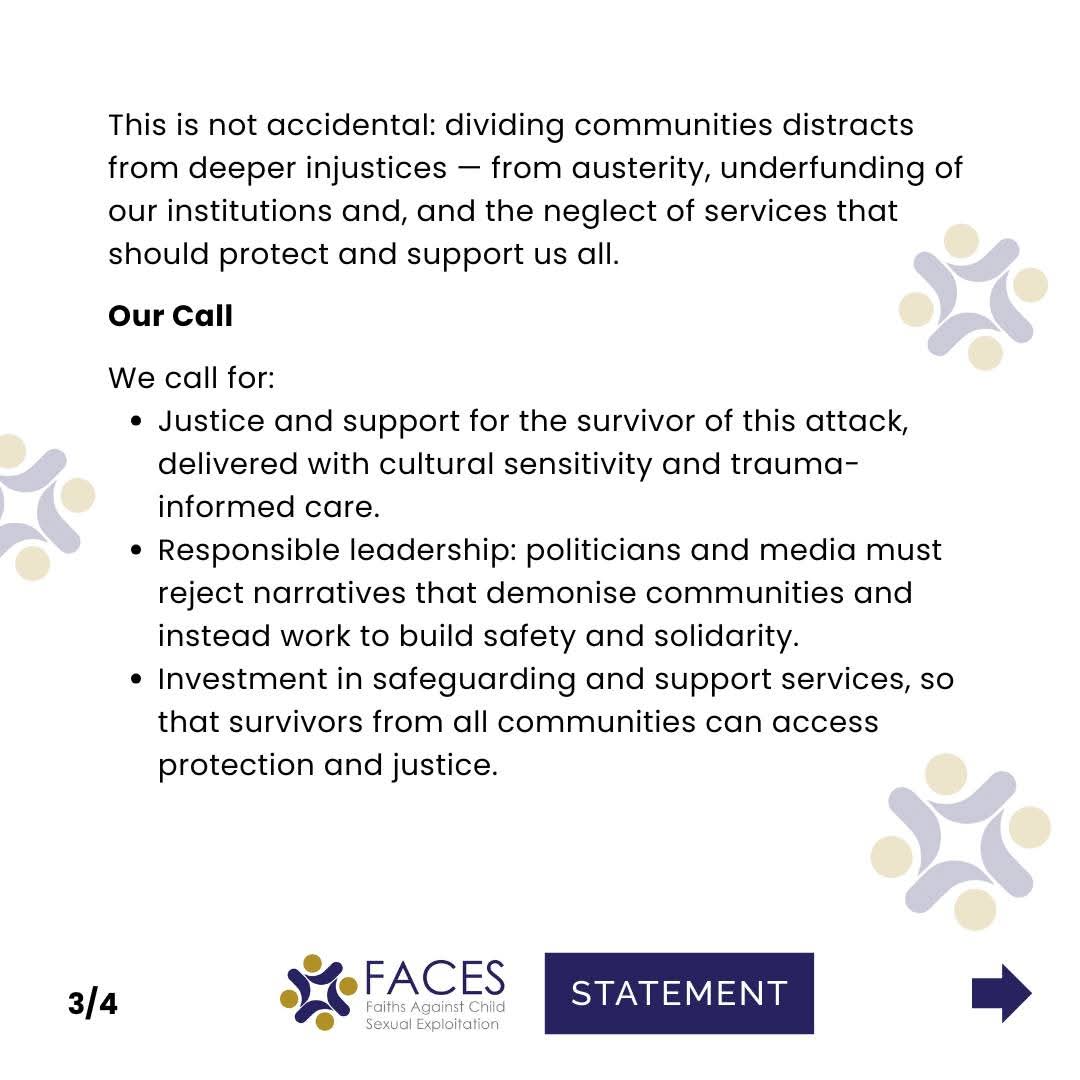 Faiths Against Child Sexual Exploitation (FACES) tweet media